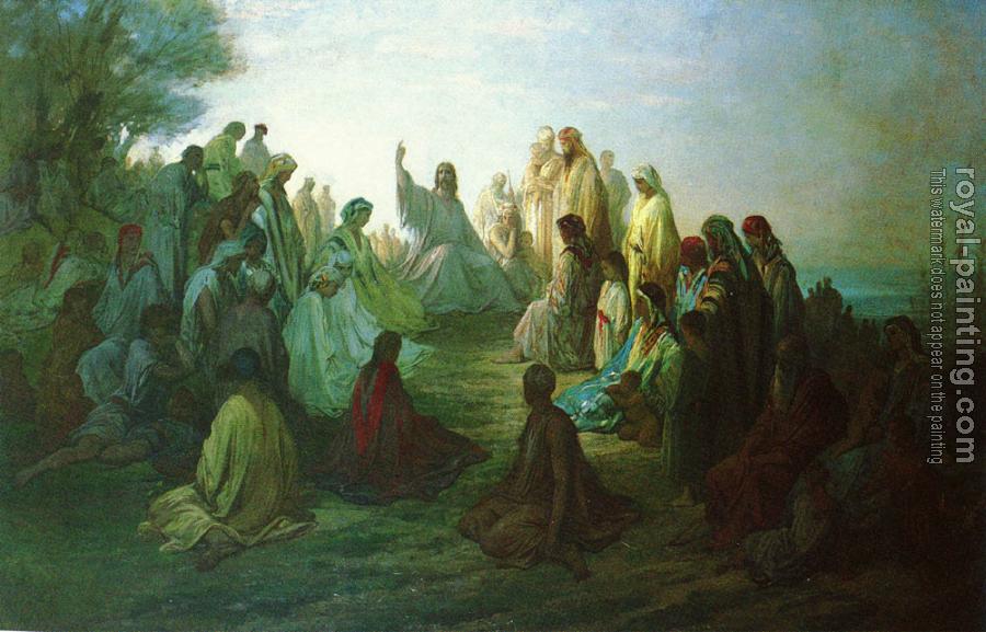 Paul Gustave Dore : JESUS PRECHANT SUR LA MONTAGNE